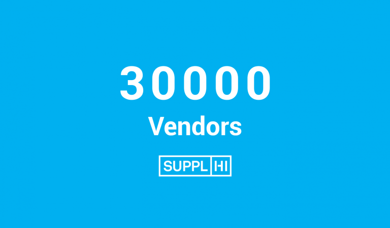 SupplHi reaches 30.000 Vendors from 110 geographies on platform