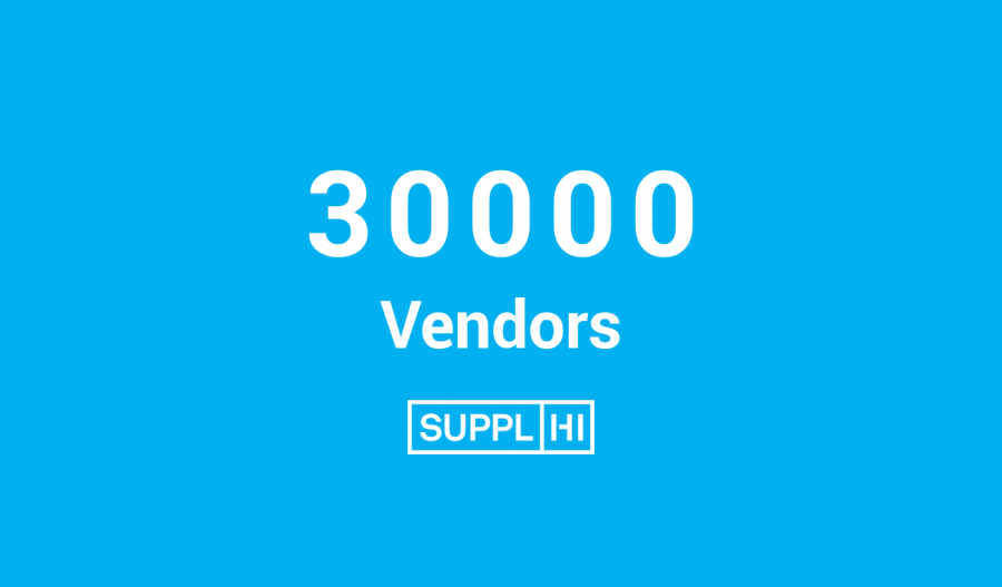 SupplHi reaches 30.000 Vendors from 110 geographies on platform