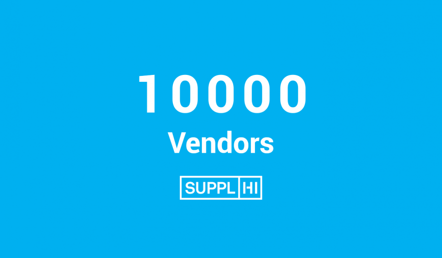 SupplHi reaches 10.000 Vendors from 110 geographies on platform