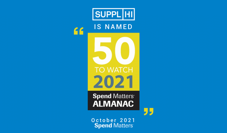 SupplHi has been selected as a Spend Matters 50 to Watch Provider for 2021